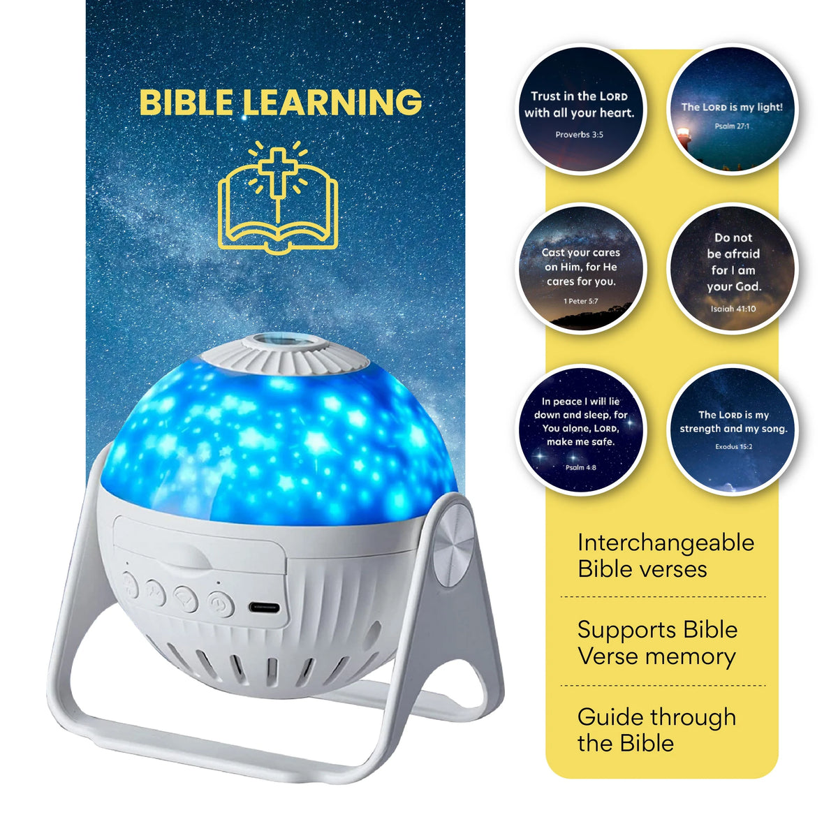 Starter Kit | Projector + 6 Bible Verse Discs