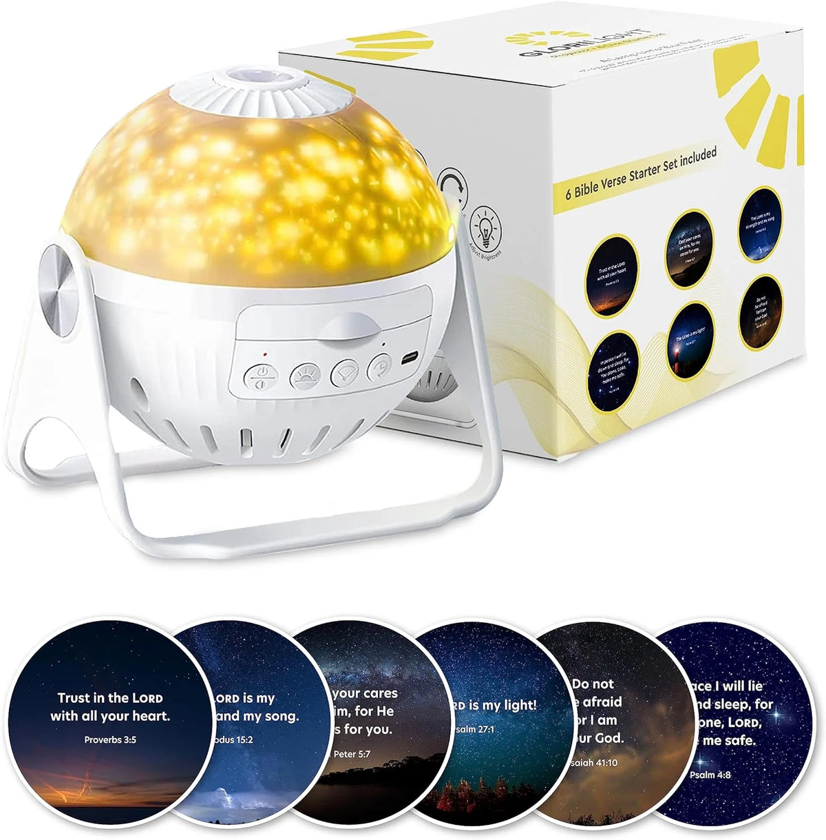 Starter Kit | Projector + 6 Bible Verse Discs